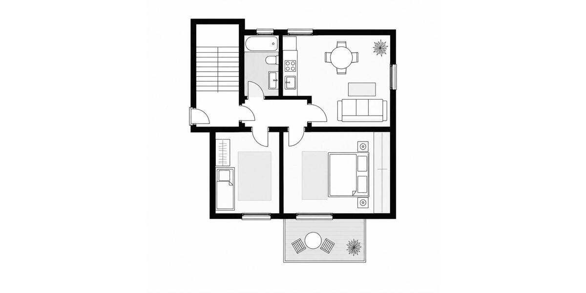 Etagenwohnung Königstein im Taunus - 3 Zimmer, 56 m&sup2;, 269.000&euro; | Angebot:27457393