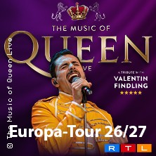 The Music Of Queen Live - Mit Valentin Findling - Europa-Tour 2027 08.05.2027 Kurhaus Wiesbaden