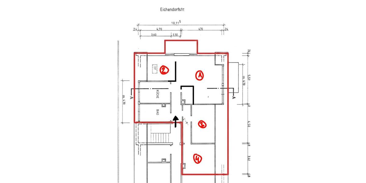Dachgeschoßwohnung Kriftel - 4 Zimmer, 75 m&sup2;, 340.000&euro; | Angebot:27476567