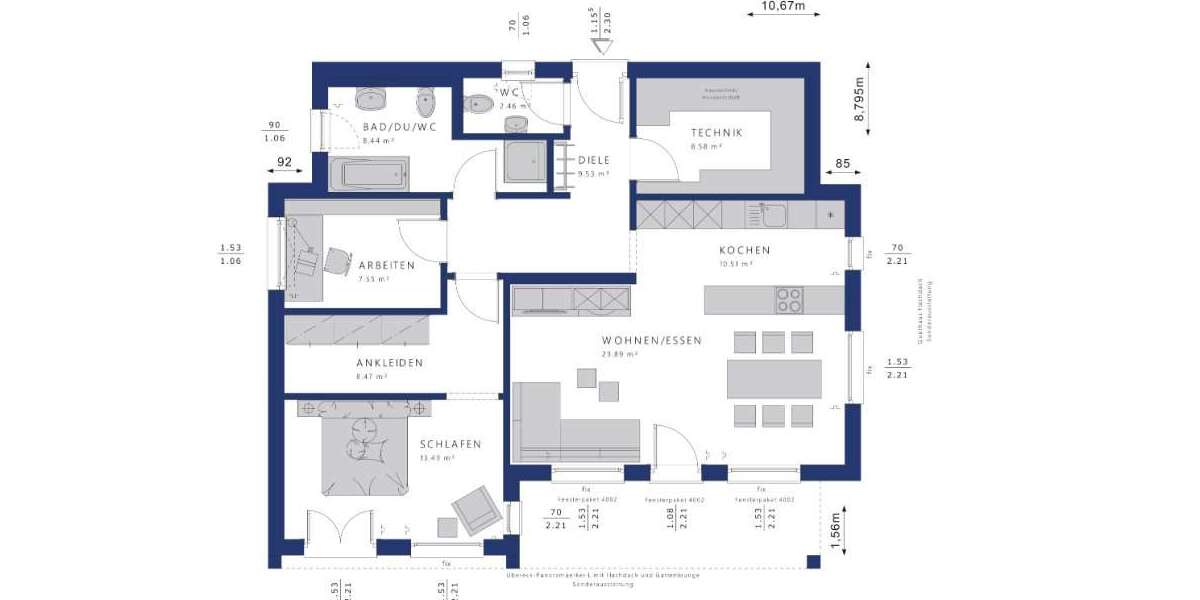 Einfamilienhaus Budenheim - 4 Zimmer, 93 m&sup2;, 761.600&euro; | Angebot:27490608