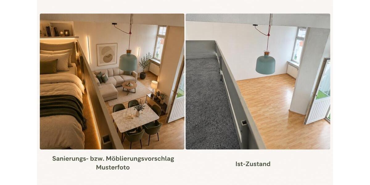 Loft - Studio - Atelier Wiesbaden Biebrich - 1.5 Zimmer, 37 m&sup2;, 159.000&euro; | Angebot:27202101