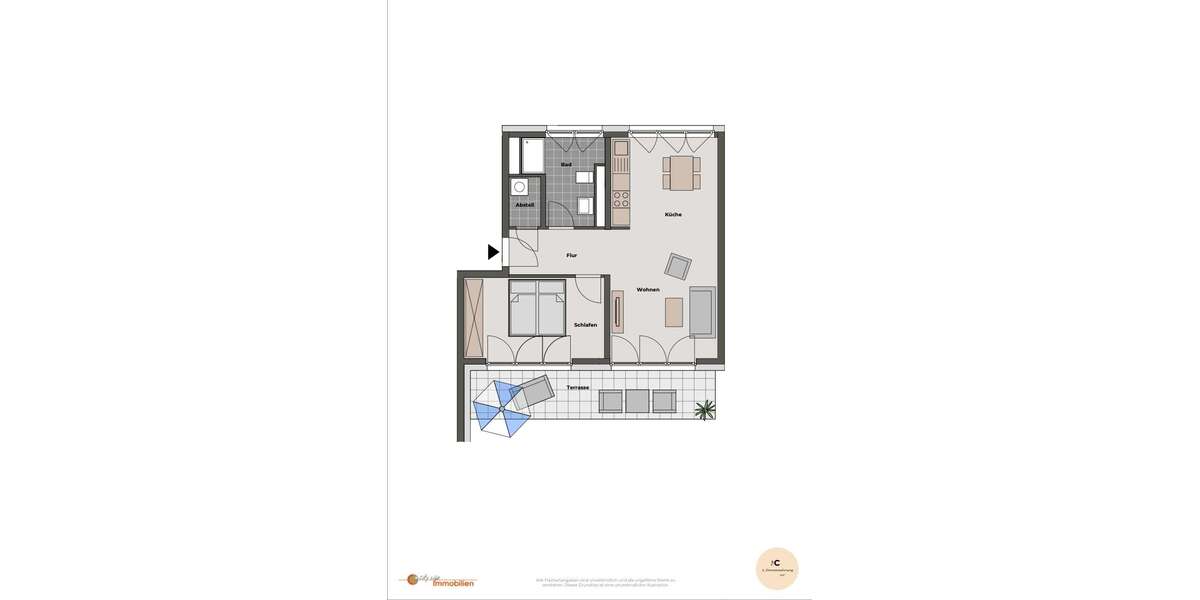 Etagenwohnung Langen - 2 Zimmer, 61 m&sup2;, 875&euro; | Angebot:27484258