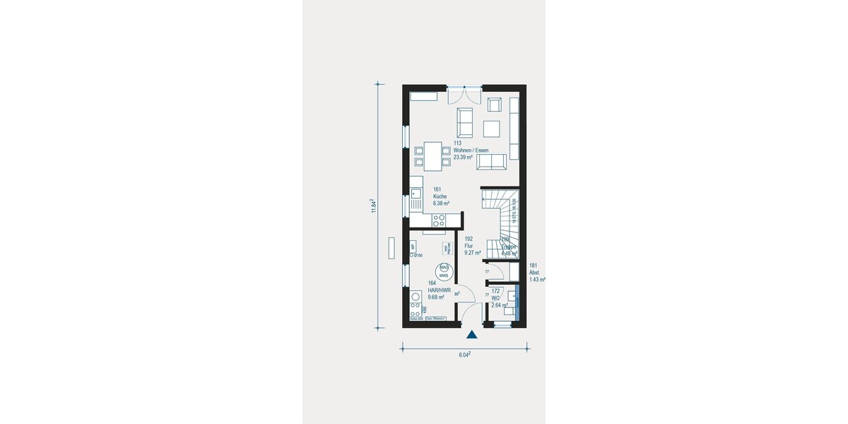 Double 1 SP - Platz für die ganze Familie und Arbeitszimmer unterm Dach - Einfamilienhaus Rüsselsheim am Main Bauschheim | Angebot:27293039