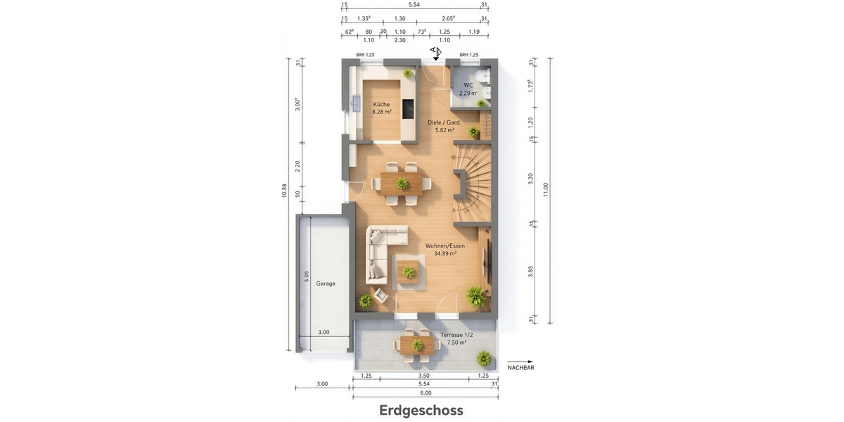 ***Neubau-Doppelhaushälfte in Nackenheim Erstbezug Familienfreundlich Energieeffizient*** - Doppelhaushälfte Nackenheim | Angebot:26828097