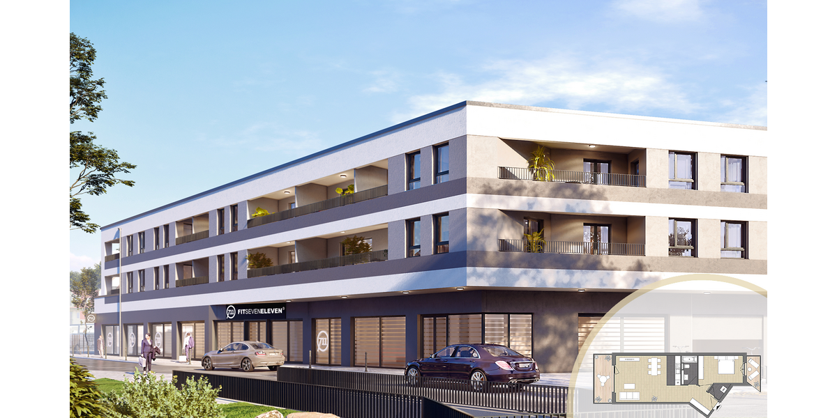 Etagenwohnung Hattersheim am Main Hattersheim - 2 Zimmer, 73 m&sup2;, 399.000&euro; | Angebot:24884724