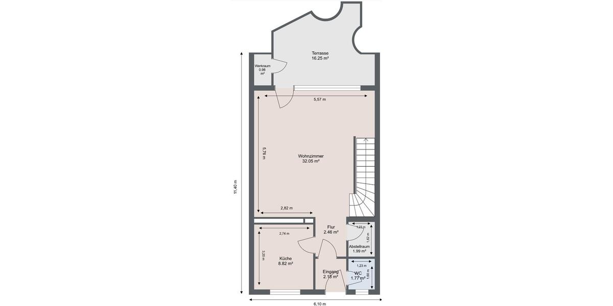 Reihenhaus Niedernhausen - 5 Zimmer, 128 m&sup2;, 399.000&euro; | Angebot:27199225