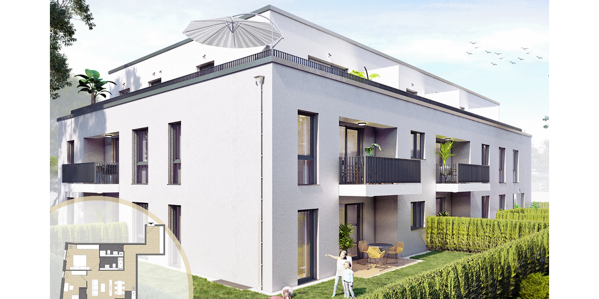 Etagenwohnung Hattersheim am Main Hattersheim - 3 Zimmer, 90 m&sup2;, 490.000&euro; | Angebot:24884718