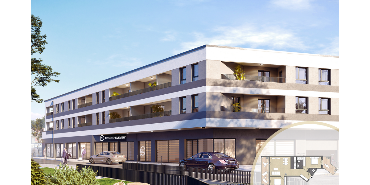 Etagenwohnung Hattersheim am Main Hattersheim - 3 Zimmer, 90 m&sup2;, 495.000&euro; | Angebot:24884702