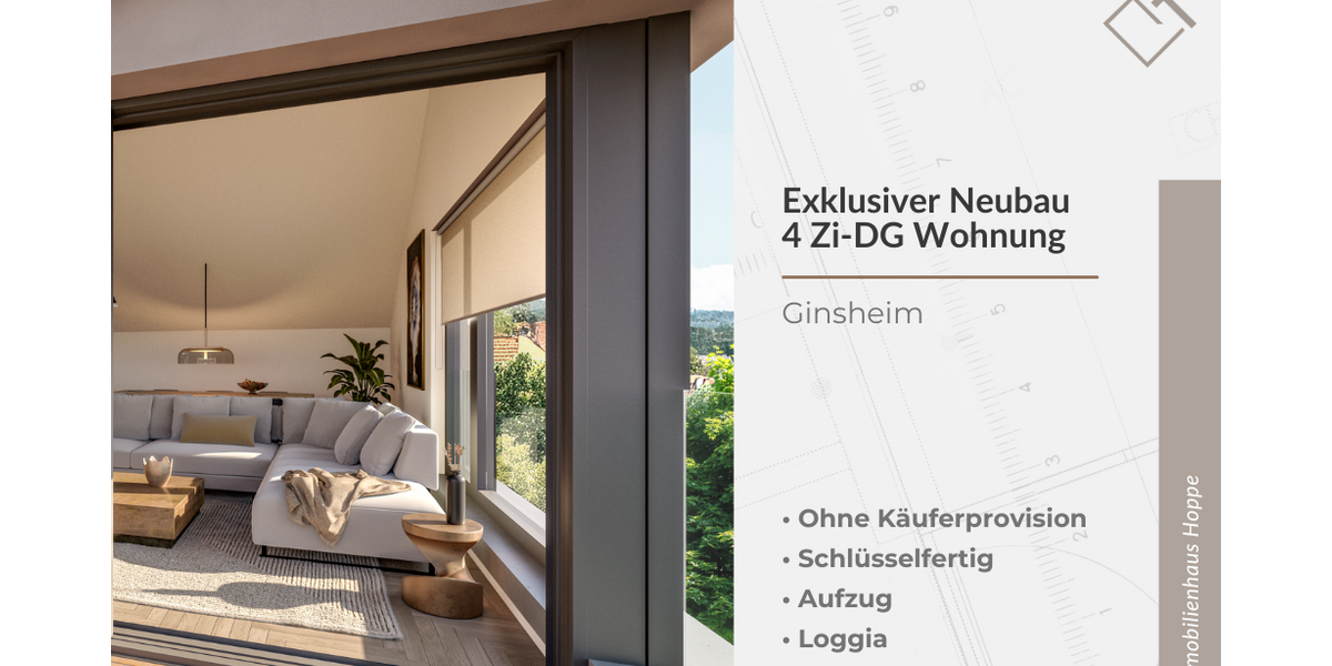 Etagenwohnung Ginsheim-Gustavsburg Gustavsburg - 4 Zimmer, 104 m&sup2;, 585.375&euro; | Angebot:26908049
