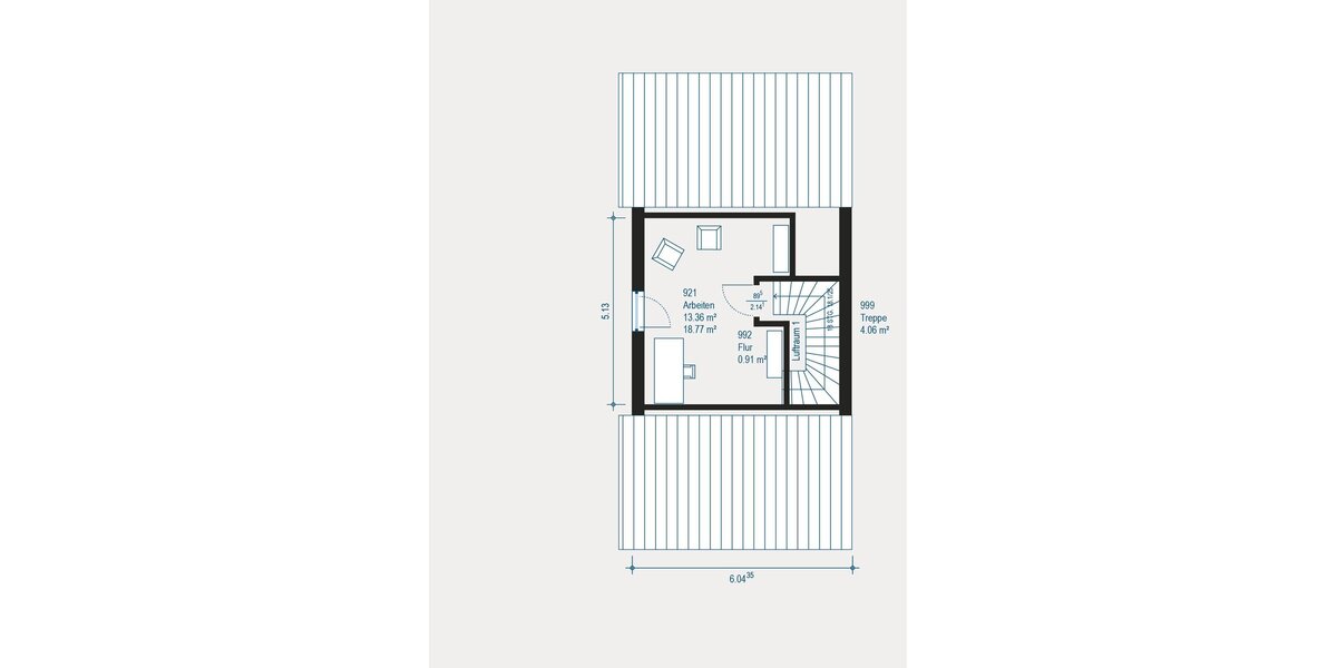 Double 1 SP - Platz für die ganze Familie und Arbeitszimmer unterm Dach - Einfamilienhaus Rüsselsheim am Main Bauschheim | Angebot:27293039
