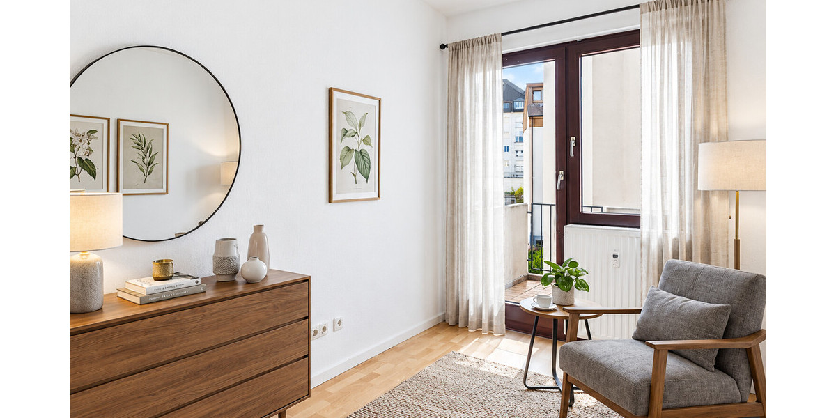 Attraktive 2,5-Zimmer-Wohnung in Wiesbaden (Rheingauviertel) mit Loggia und TG-Stellplatz - Etagenwohnung Wiesbaden Biebrich | Angebot:27463912