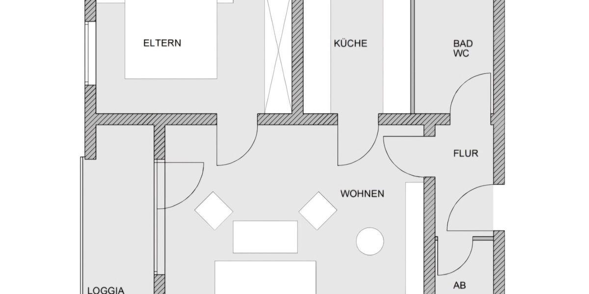 Etagenwohnung Eschborn - 2 Zimmer, 49 m&sup2;, 240.000&euro; | Angebot:27464042