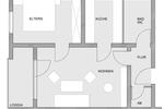 Etagenwohnung Eschborn - 2 Zimmer, 49 m&sup2;, 240.000&euro; | Angebot:27464042