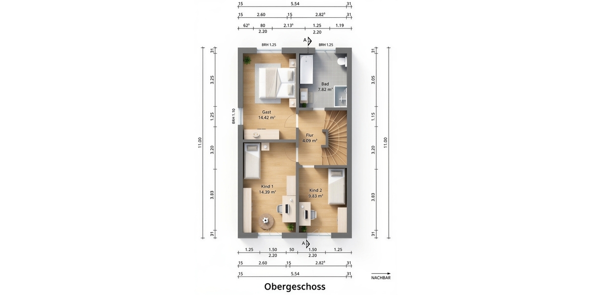 ***Neubau-Doppelhaushälfte in Nackenheim Erstbezug Familienfreundlich Energieeffizient*** - Doppelhaushälfte Nackenheim | Angebot:26828097