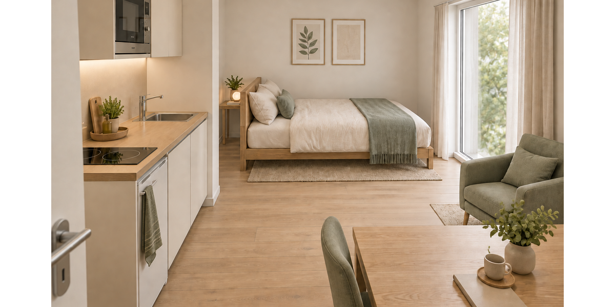 Etagenwohnung Kelsterbach - 1 Zimmer, 22 m&sup2;, 700&euro; | Angebot:27464122