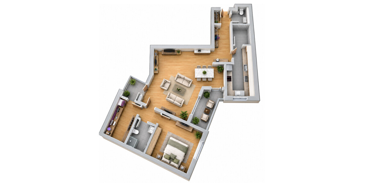 Attraktive 2,5-Zimmer-Wohnung in Wiesbaden (Rheingauviertel) mit Loggia und TG-Stellplatz - Etagenwohnung Wiesbaden Biebrich | Angebot:27463912